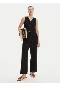 Vero Moda Spodnie materiałowe Caia 10333796 Czarny Wide Leg. Kolor: czarny. Materiał: bawełna #4