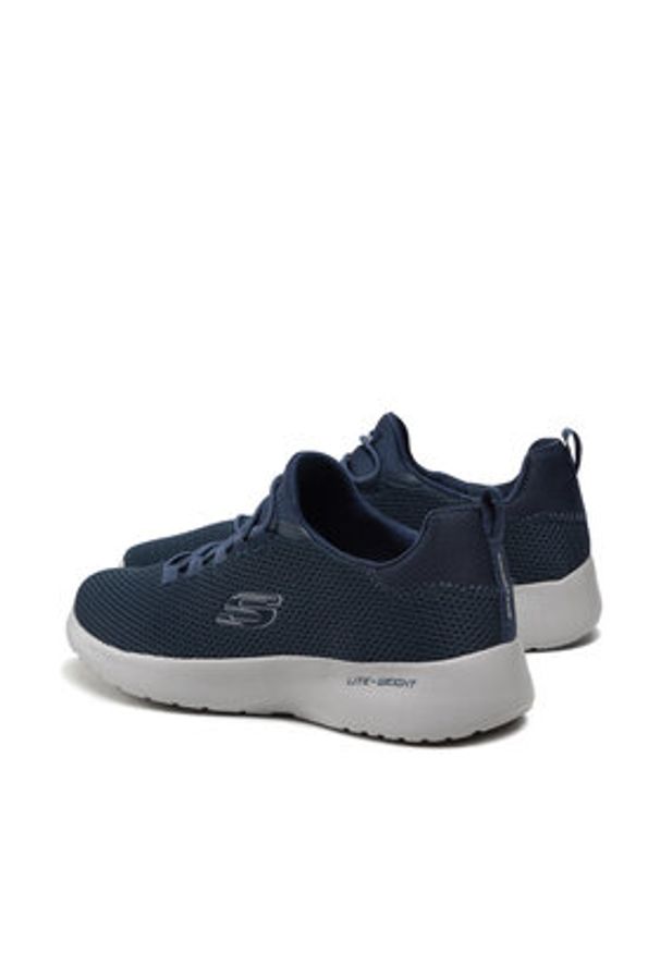 skechers - Skechers Sneakersy Dynamight 58360/NVY Granatowy. Kolor: niebieski. Materiał: materiał
