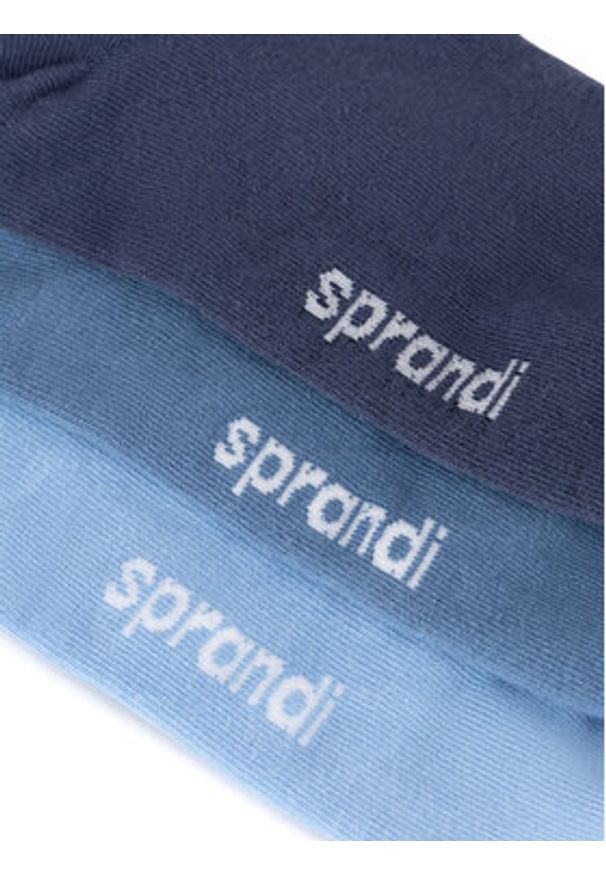 Sprandi Zestaw 3 par niskich skarpet unisex 0UB-005-AW24 (3-PACK) Niebieski. Kolor: niebieski. Materiał: bawełna