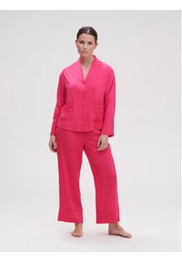 Simone Pérèle Spodnie piżamowe Songe 18S660 Różowy Comfort Fit. Kolor: różowy. Materiał: wiskoza #4