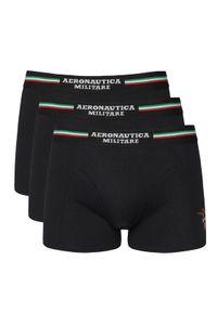 Aeronautica Militare Komplet bokserek AM1UBX001T Czarny. Kolor: czarny. Materiał: bawełna #1