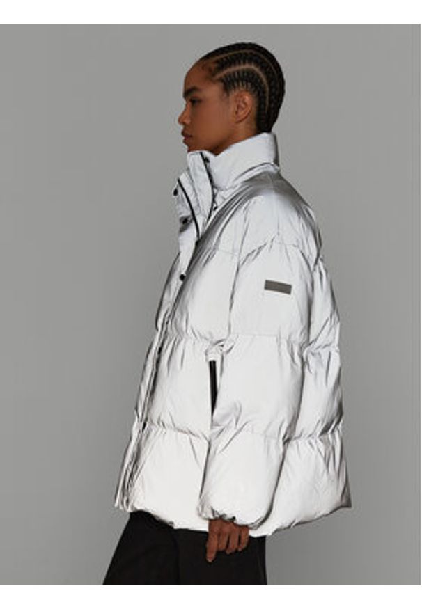 2NDDAY Kurtka puchowa Santiago 2245112509 Szary Oversize. Kolor: szary. Materiał: syntetyk