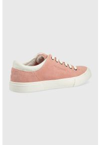 Helly Hansen sneakersy zamszowe kolor różowy. Nosek buta: okrągły. Zapięcie: sznurówki. Kolor: różowy. Materiał: zamsz #2