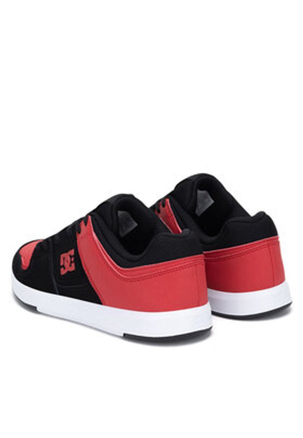 DC Sneakersy DC SHOES CURE ADYS400073-XKRK Czarny. Kolor: czarny. Materiał: nubuk, skóra