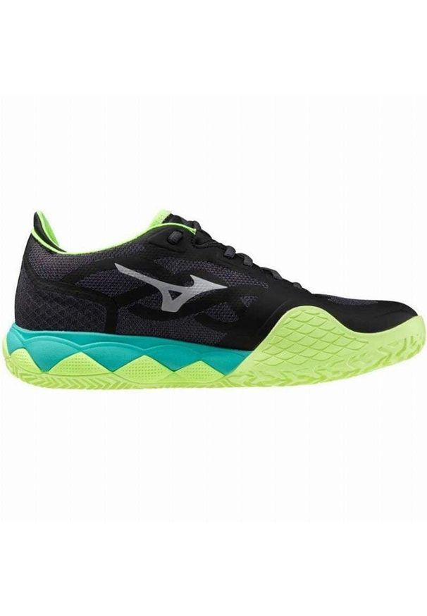 Buty do tenisa Mizuno Wave Enforce Tour CC. Kolor: czarny, biały, wielokolorowy. Model: Mizuno Wave. Sport: tenis