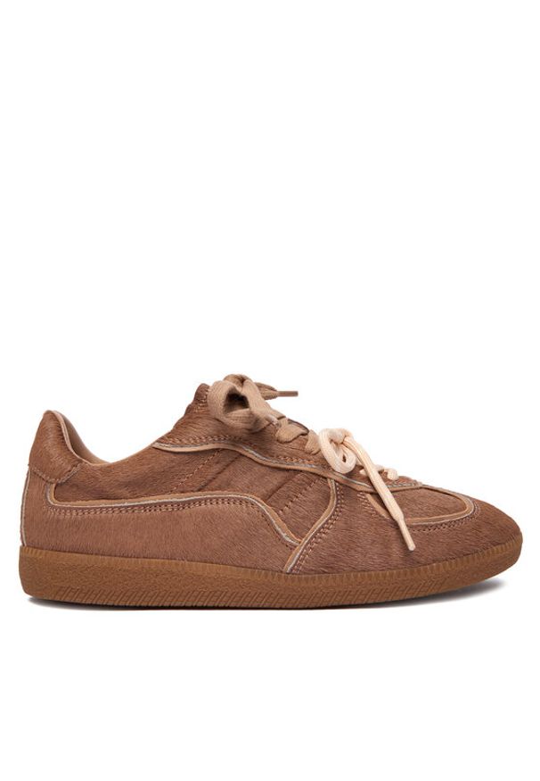 Nokwol Sneakersy August Beżowy. Kolor: beżowy. Materiał: zamsz, skóra