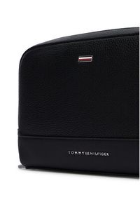 TOMMY HILFIGER - Tommy Hilfiger Saszetka Th Central Pouch AM0AM14484 Czarny. Kolor: czarny. Materiał: skóra #5