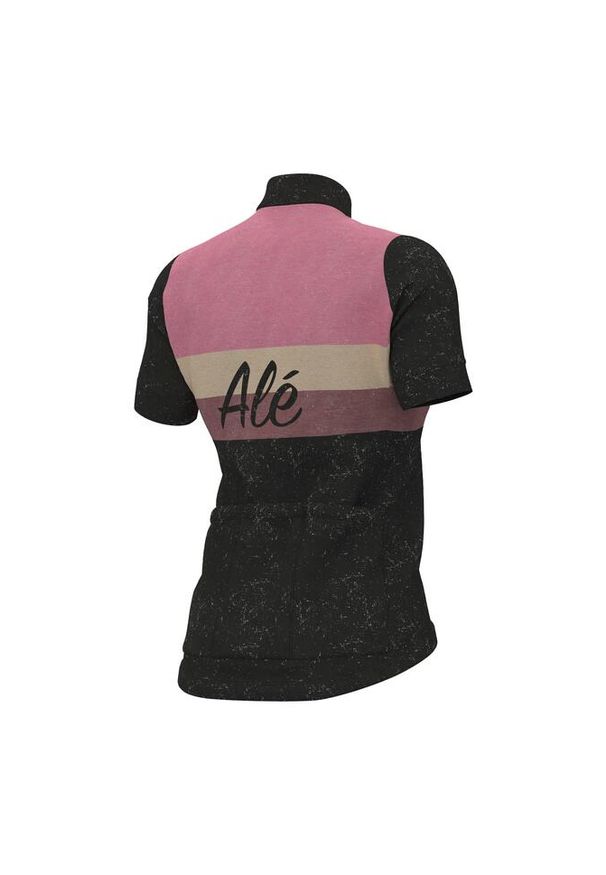 ALÉ CYCLING - Koszulka rowerowa damska Alé Cycling Classic Storica. Kolor: wielokolorowy, czarny, różowy. Sport: kolarstwo