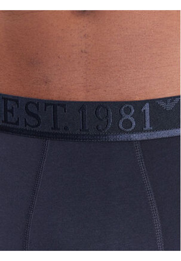 Emporio Armani Underwear Komplet 3 par bokserek EM000259 AF10780 MB254 Granatowy. Kolor: niebieski. Materiał: bawełna