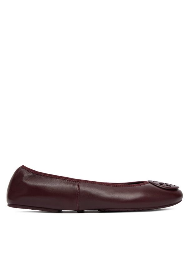 Tory Burch Baleriny Reva 174536 Granatowy. Kolor: niebieski. Materiał: skóra