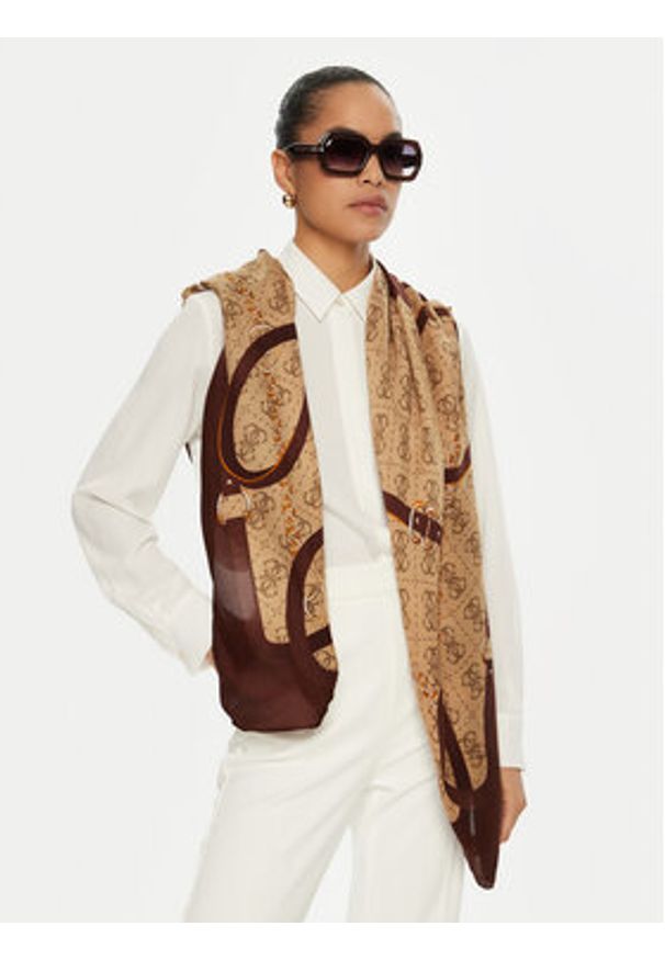 Guess Chusta AW5246 SIL30 Brązowy. Kolor: brązowy. Materiał: materiał