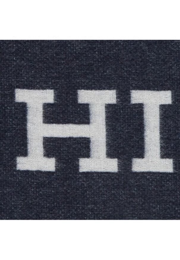 TOMMY HILFIGER - Tommy Hilfiger Szalik Monotype Scarf AM0AM11738 Granatowy. Kolor: niebieski. Materiał: wełna