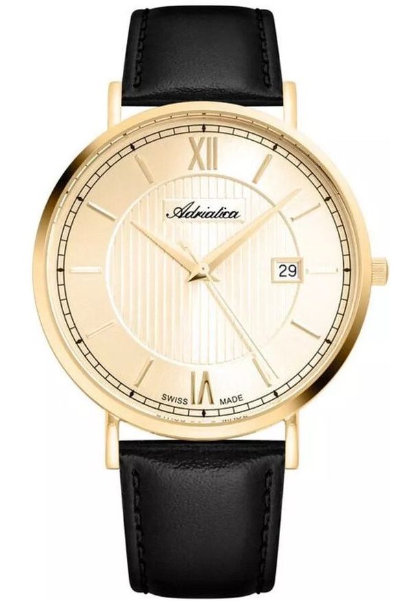 Zegarek męski Adriatica A1294.1261Q czarny. Kolor: czarny