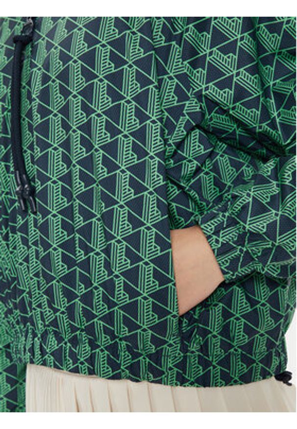 Lacoste Kurtka anorak BF6964 Zielony Regular Fit. Kolor: zielony. Materiał: syntetyk