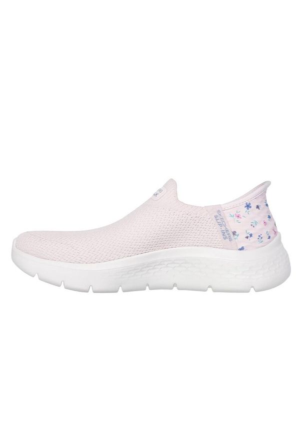 skechers - Buty sportowe Sneakersy damskie, Slip-Ins: GO WALK Flex. Zapięcie: bez zapięcia. Kolor: różowy