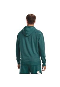 Under Armour - Męska Bluza Polarowa Rival. Kolor: zielony. Materiał: polar