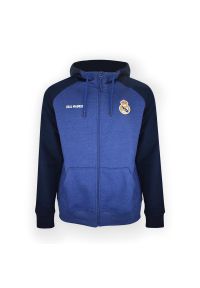 Real Madrid - Granatowa bluza z kapturem Real Madryt. Typ kołnierza: kaptur. Kolor: wielokolorowy. Sport: piłka nożna #1