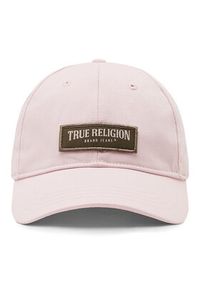 True Religion Czapka z daszkiem Box Arch Logo TR2347 Różowy. Kolor: różowy. Materiał: materiał