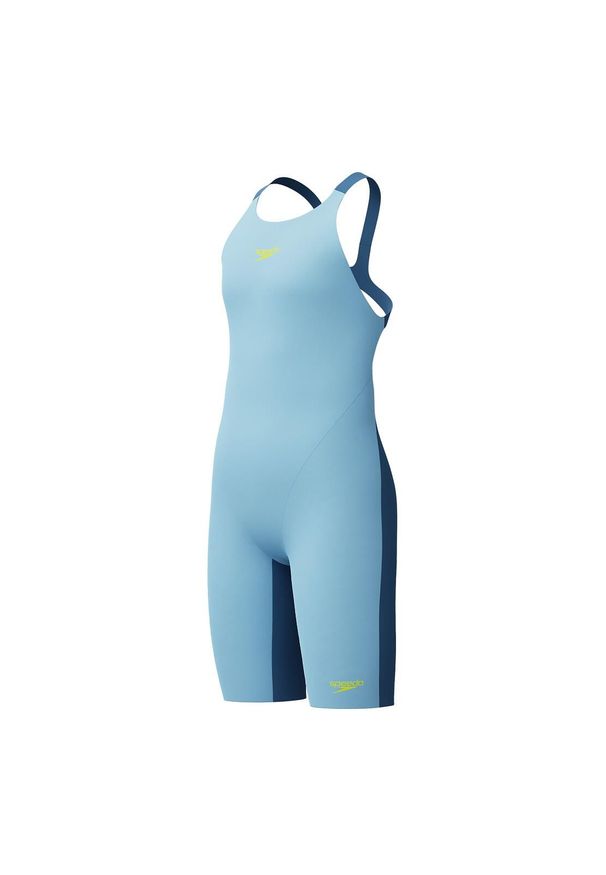 Strój startowy pływacki dla dziewczynek Speedo Endurance Max OpenBack. Kolor: zielony