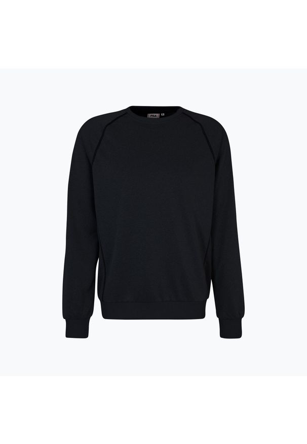 Fila - Bluza męska FILA Landin Raglan Crew Sweat. Kolor: czarny. Długość rękawa: raglanowy rękaw