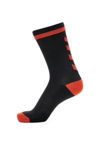 Skarpety sportowe dla dorosłych Hummel Elte Indoor Sock Low PA czarne. Kolor: czarny, czerwony, wielokolorowy