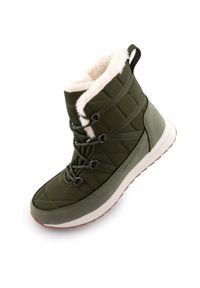 HSN - Skórzane damskie buty zimowe - ciepłe i wodoodporne. Kolor: fioletowy. Materiał: skóra. Sezon: zima