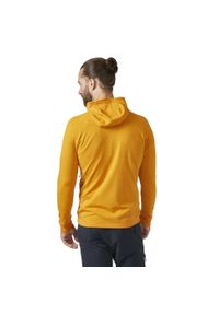 Bluza trekkingowa męska Rab Nexus Hoody. Kolor: wielokolorowy, żółty, pomarańczowy