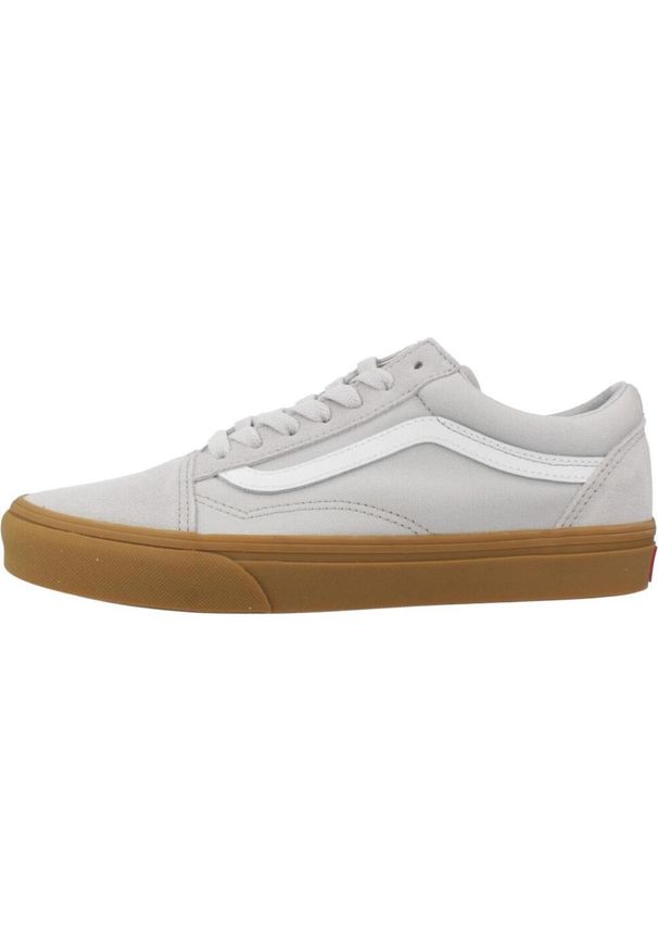 Vans - Buty VANS OLD SKOOL Szary. Okazja: na co dzień. Kolor: szary. Materiał: tkanina, skóra. Model: Vans Old Skool
