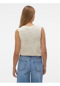 Vero Moda Bluzka Bali 10302924 Écru Regular Fit. Materiał: bawełna #6