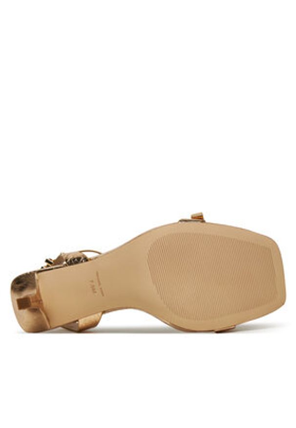MICHAEL Michael Kors Sandały Darrington 40S5DTMS1M Złoty. Kolor: złoty. Materiał: skóra