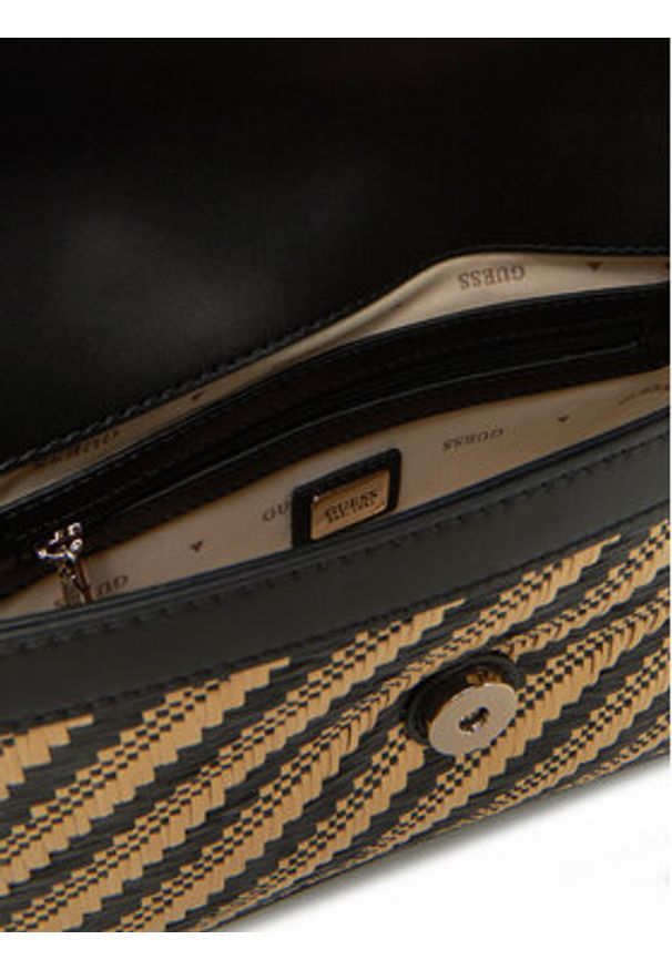 Guess Torebka HWWG92 10190 Czarny. Kolor: czarny. Materiał: skórzane