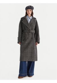 Weekend Max Mara Płaszcz wełniany Sestri 2525016122 Szary Regular Fit. Kolor: szary. Materiał: wełna