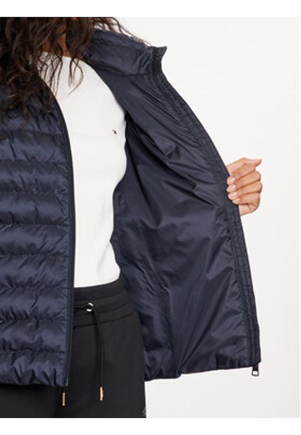 TOMMY HILFIGER - Tommy Hilfiger Kurtka przejściowa Global Stripe WW0WW42046 Granatowy Regular Fit. Kolor: niebieski. Materiał: syntetyk