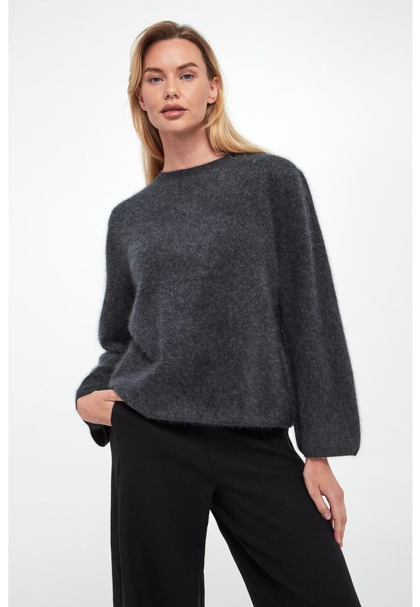 Marella - Sweter damski wełniany Nanti MARELLA MONOCHROME. Materiał: wełna