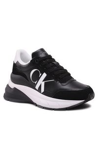 Calvin Klein Jeans Sneakersy Wedge Runner Mix Lth Wn YW0YW01099 Czarny. Kolor: czarny. Materiał: skóra #4