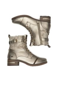 Mustang Trzewiki 1229-606 Złoty. Kolor: złoty. Materiał: materiał #4