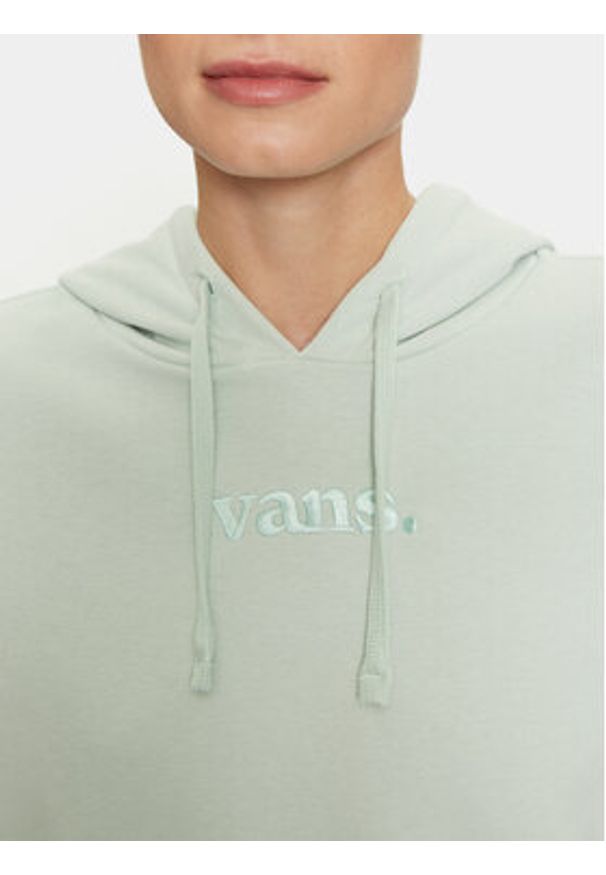 Vans Bluza W Essential Ft Rlx Po VN000JF6 Zielony Regular Fit. Kolor: zielony. Materiał: bawełna, syntetyk