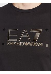 EA7 Emporio Armani T-Shirt 3RPT20 PJM9Z 1200 Czarny Regular Fit. Kolor: czarny. Materiał: bawełna