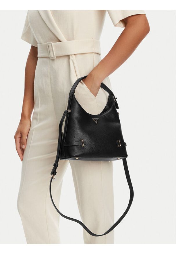 Guess Torebka HWZG96 57010 Czarny. Kolor: czarny. Materiał: skórzane