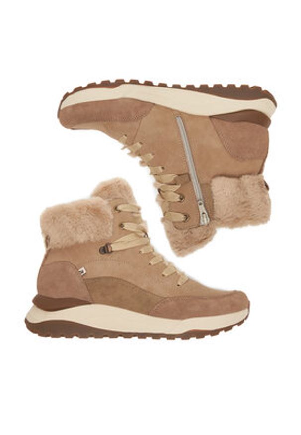 Rieker Trzewiki CEO-W2571-20 Beżowy. Kolor: beżowy. Materiał: skóra, syntetyk