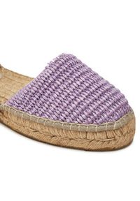 Manebi Espadryle Yucatan Flat Valenciana Espadrilles G 3.3 P0 Fioletowy. Kolor: fioletowy. Materiał: materiał