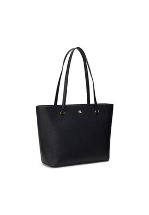 Lauren Ralph Lauren Torebka 431924351001 Czarny. Kolor: czarny. Materiał: skórzane