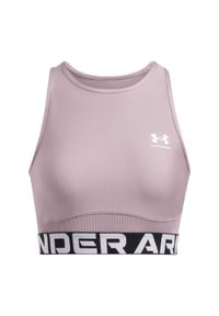 Top treningowy damski Under Armour Heat Gear Rib Tank. Kolor: różowy