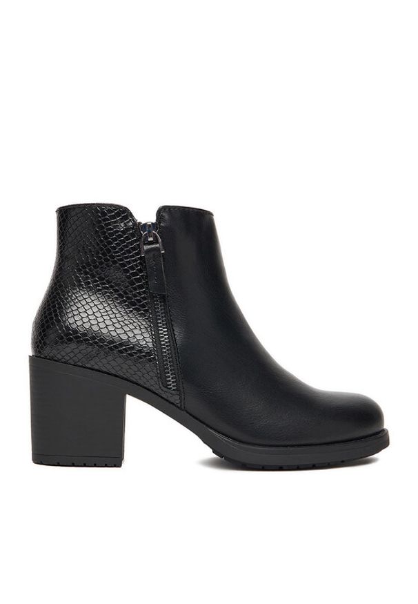 Clara Barson Botki CEO-WS6317-02 Czarny. Kolor: czarny. Materiał: skóra, materiał