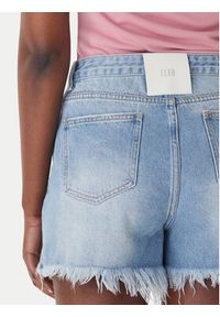Eleh Szorty jeansowe EL122 Niebieski Regular Fit. Kolor: niebieski. Materiał: bawełna #2