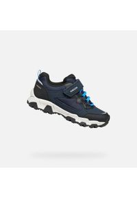Geox - Buty GEOX J MAGNETAR Niebieski. Okazja: na co dzień. Kolor: niebieski. Materiał: syntetyk, tkanina