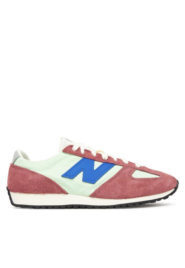 New Balance Sneakersy U471VBB M Bordowy. Kolor: czerwony. Materiał: zamsz, skóra
