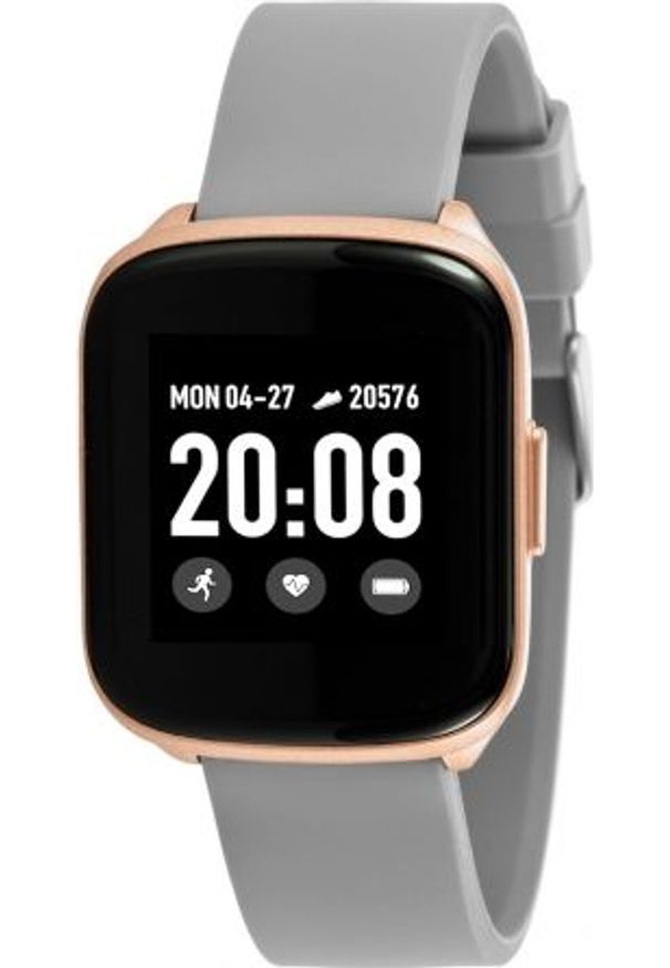 Smartwatch Rubicon KW03 Szary (RNCE38RIBX03AX). Rodzaj zegarka: smartwatch. Kolor: szary