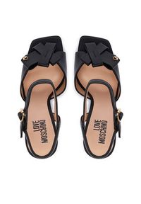 Love Moschino - LOVE MOSCHINO Sandały JA16069G0OIE0000 Czarny. Kolor: czarny. Materiał: skóra #2