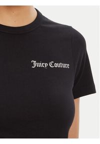 Juicy Couture T-Shirt La Beach JCWCT125319 Czarny Regular Fit. Kolor: czarny. Materiał: bawełna #4